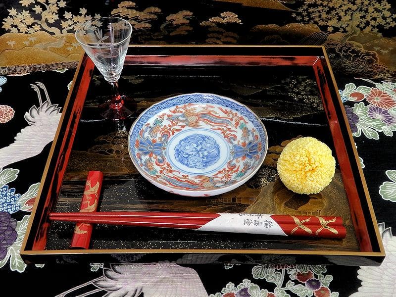 古伊万里 金襴手 鳳凰に花の図 4寸皿 5枚 C237AS-COr - メルカリ