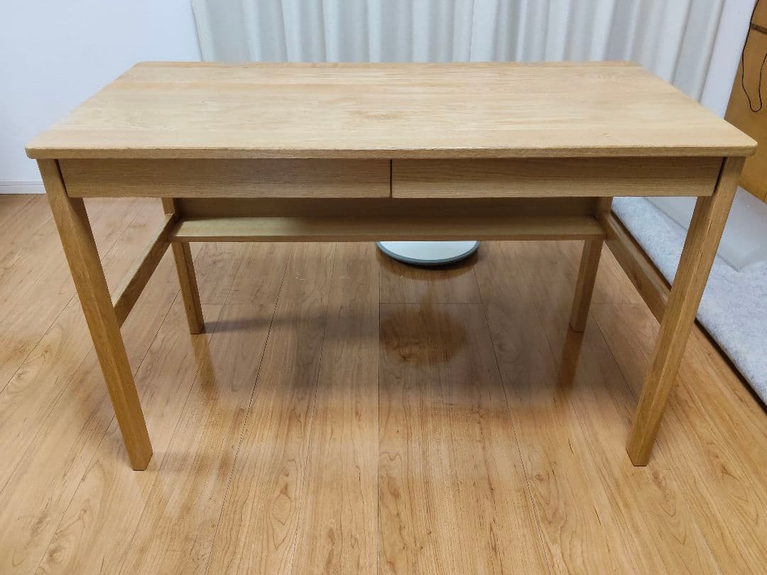 廃盤 無印良品 オーク デスク 机 - メルカリ