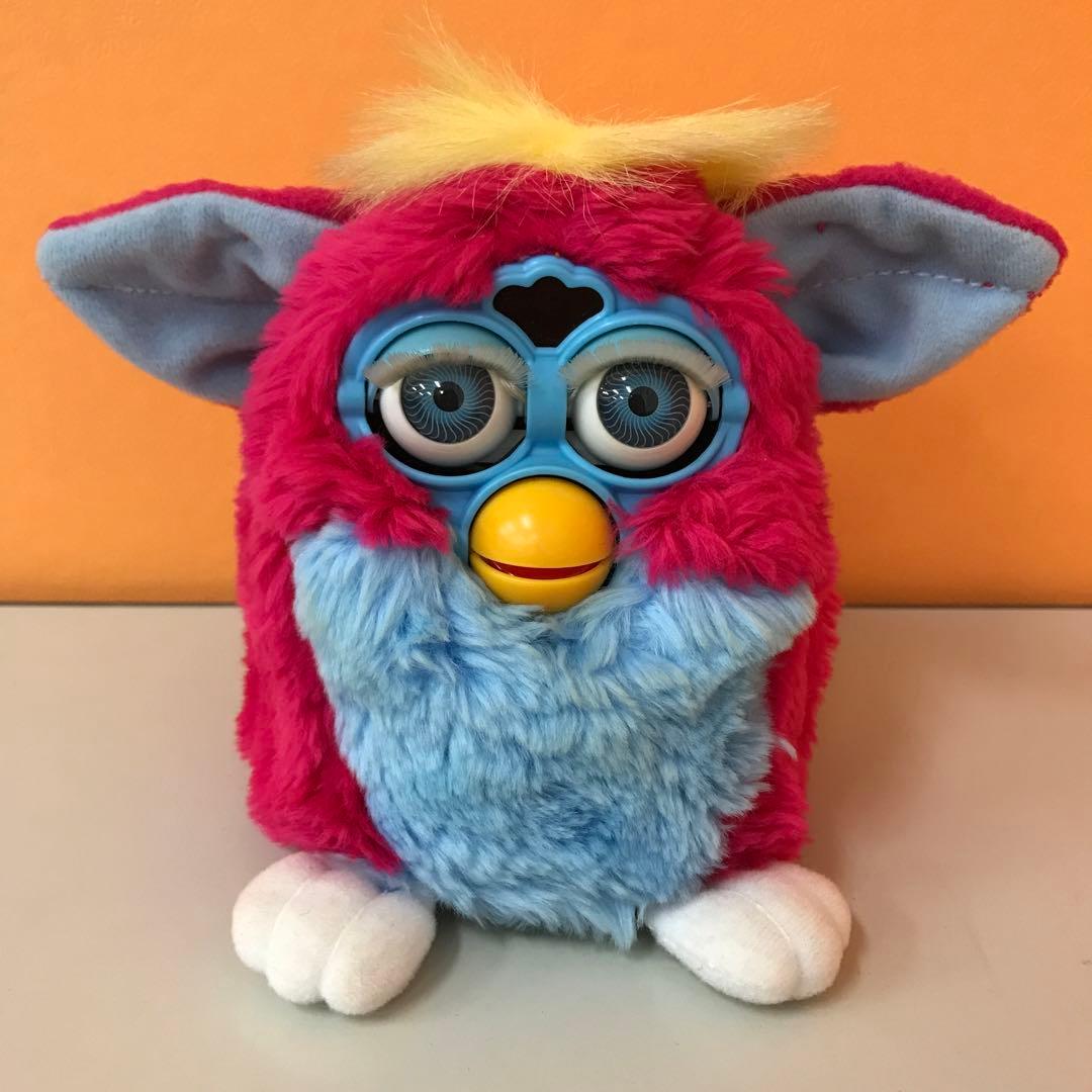 ⑦ ジャンク 初代 ファービー ピンク×水色 - メルカリ