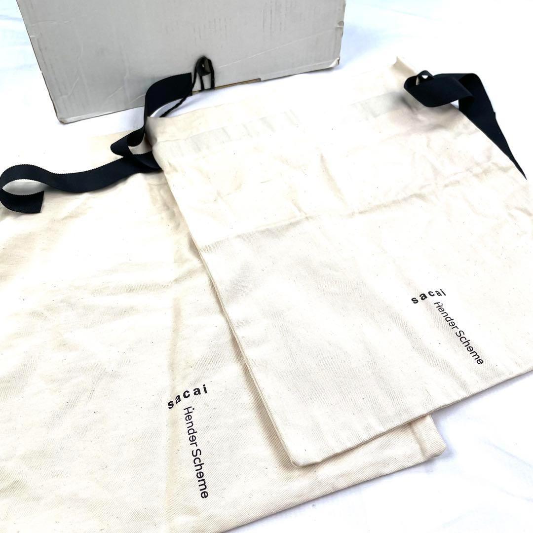 超神レア】 Hender Scheme SACAI コンバットブーツ カーキ - メルカリ