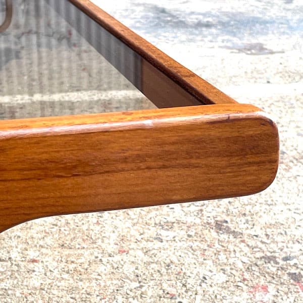 関西限定 送料別 ジープラン ガラスコーヒーテーブル タイルトップロー