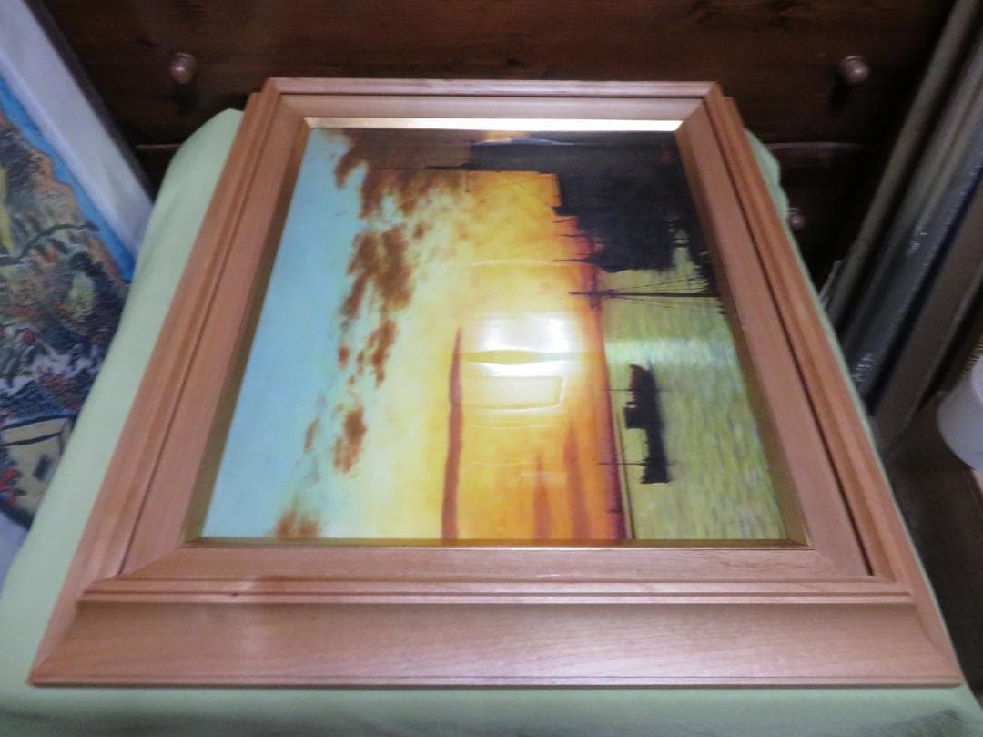 ◇ 荻島秀峰 「釧路港」 油彩 F8号 愛知県出身 伊豆美術協会会員