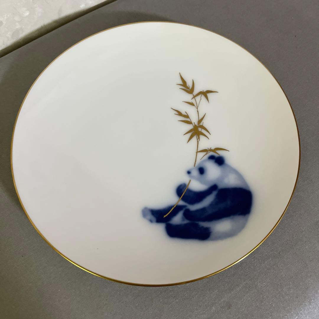 三田青磁 豆皿 手塩皿 2客 瓢箪文様 ひょうたん 足付き 江戸期