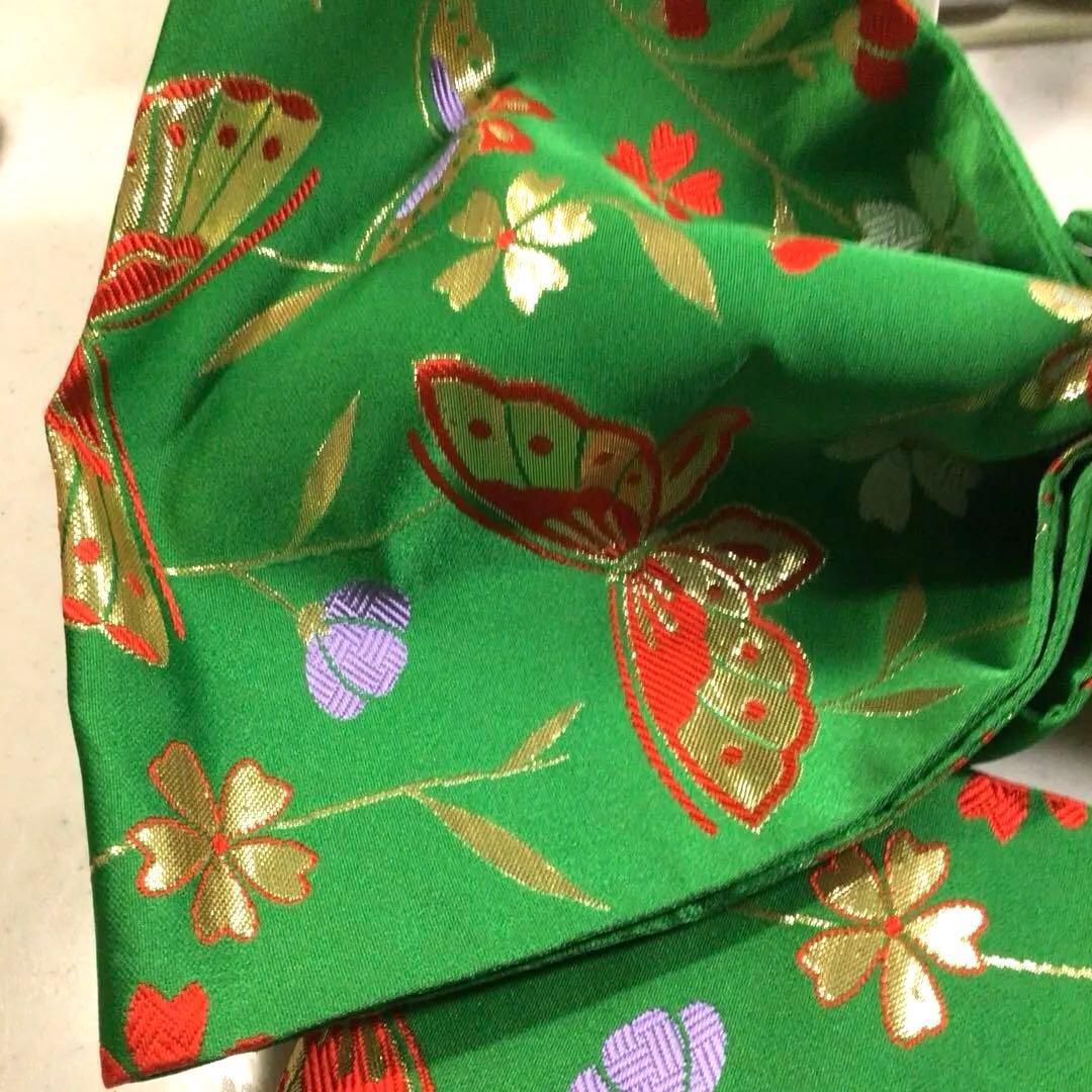 ☘️祝い帯《七歳》後ろリボン二種類・同色同柄・お好みで付け替え可能です❣️