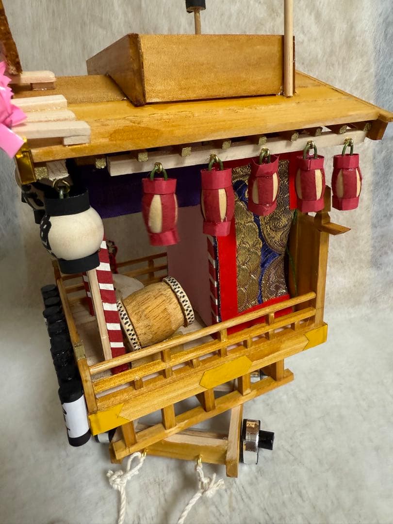 土浦 乙戸町山車屋台ミニチュア/送料込み