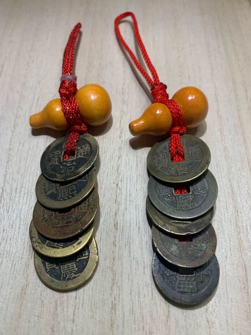 古銭ストラップ　五帝銭　確認用 古銭ストラップ 五帝銭 確認用 - メルカリ