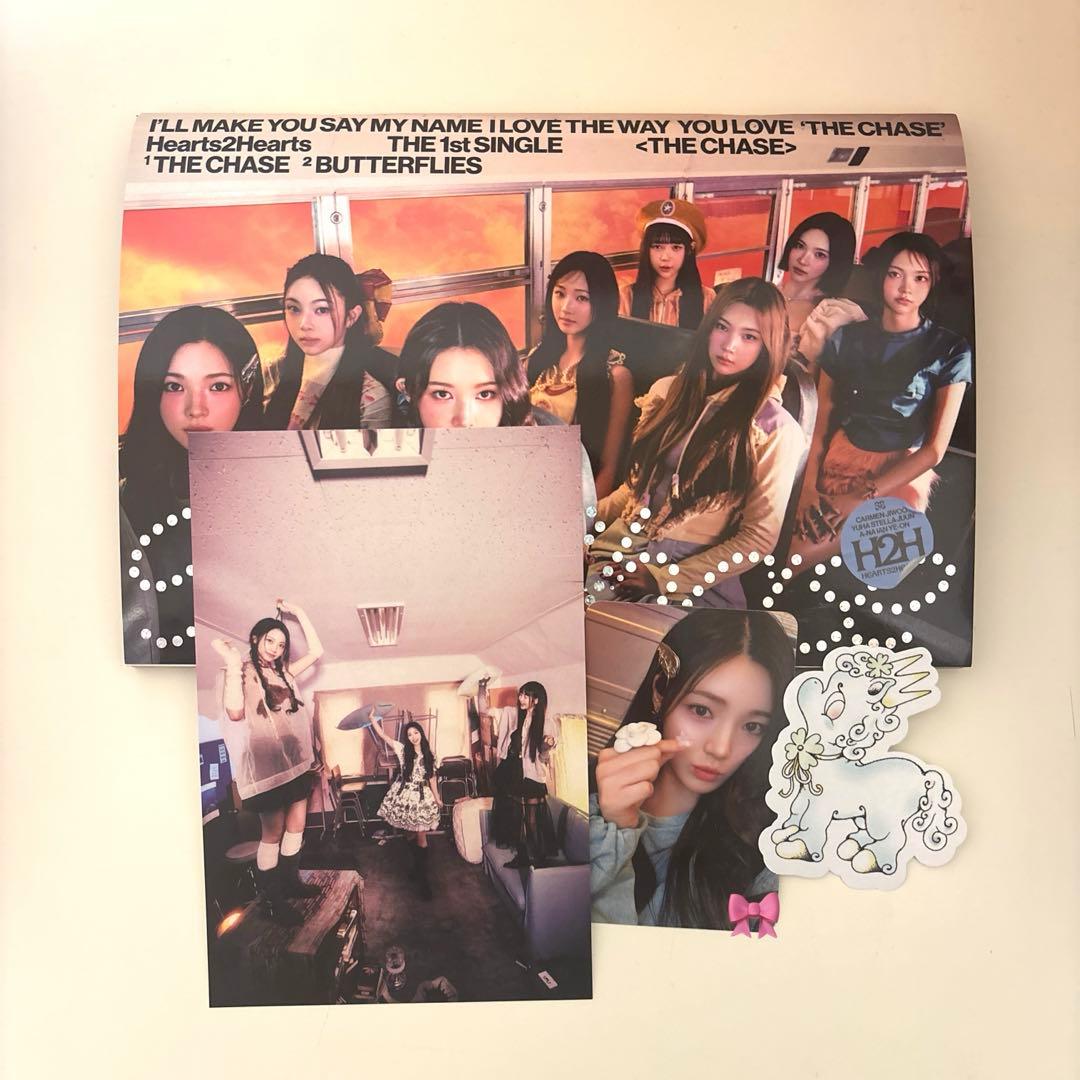 Hearts2Hearts The Chase アルバム トレカ ユハ セット - メルカリ