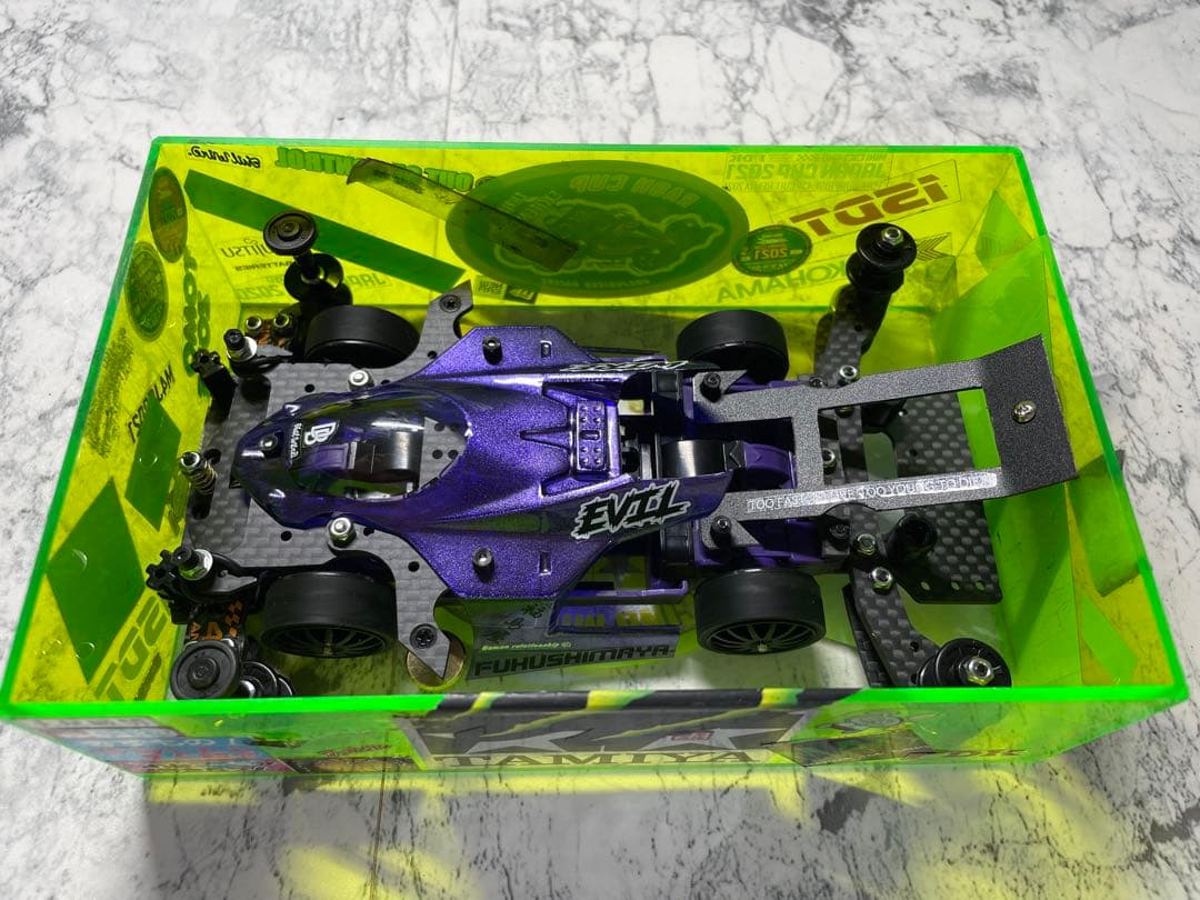 ミニ四駆 MSスギヤマ式フレキ 1軸ATスラダン 1軸アンカー 軽量仕様