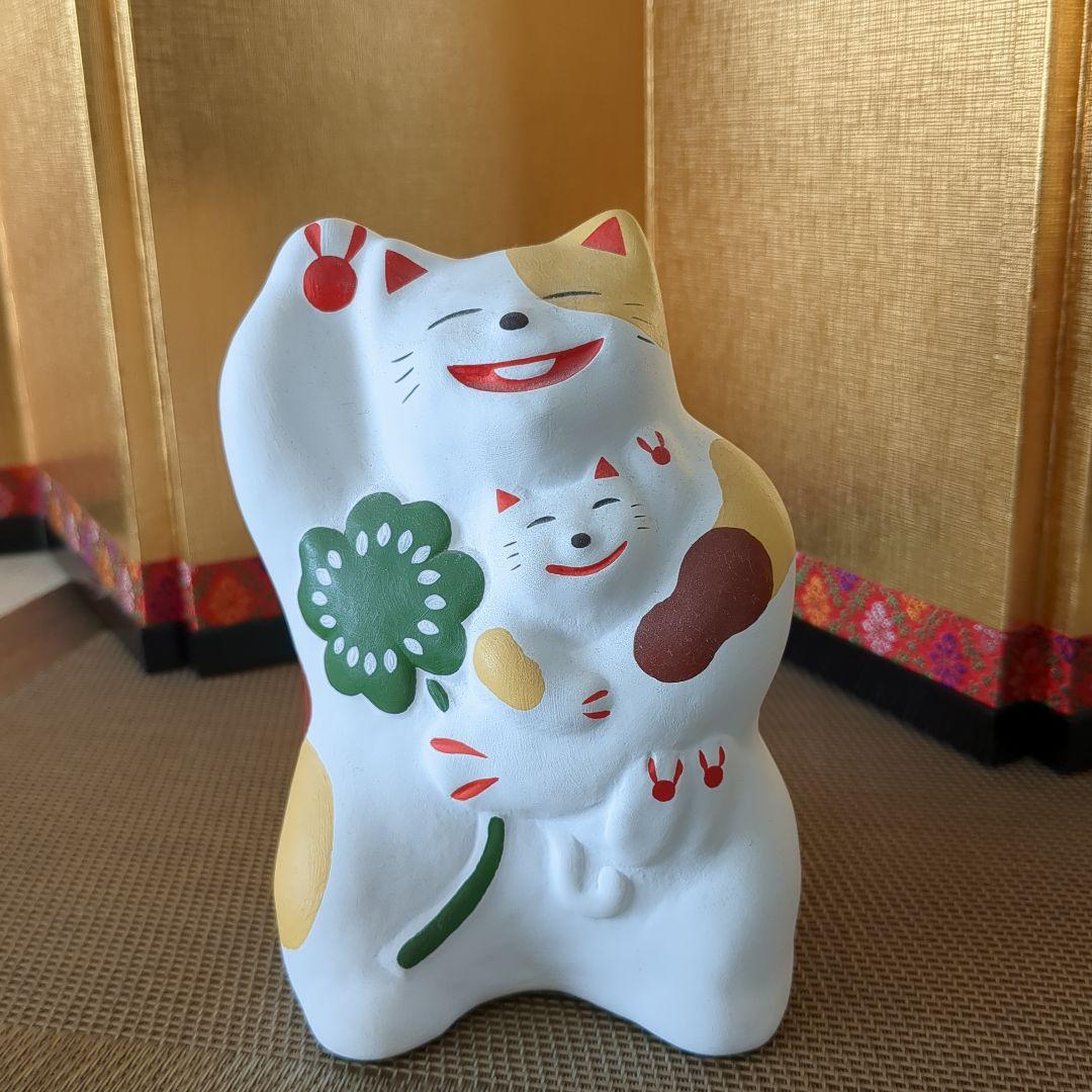 Lucky７サイン入り♥工房　輪葉葉の招き猫♥ 希少品】輪葉葉工房 招き猫 サイン入り - メルカリ