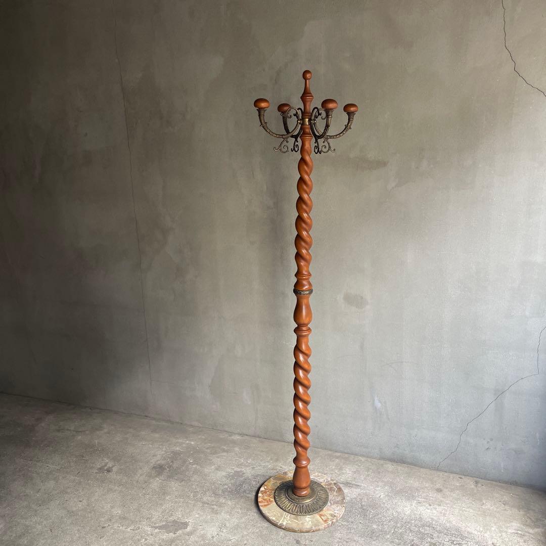 オールドヴィンテージ ツイストポールハンガー イタリア