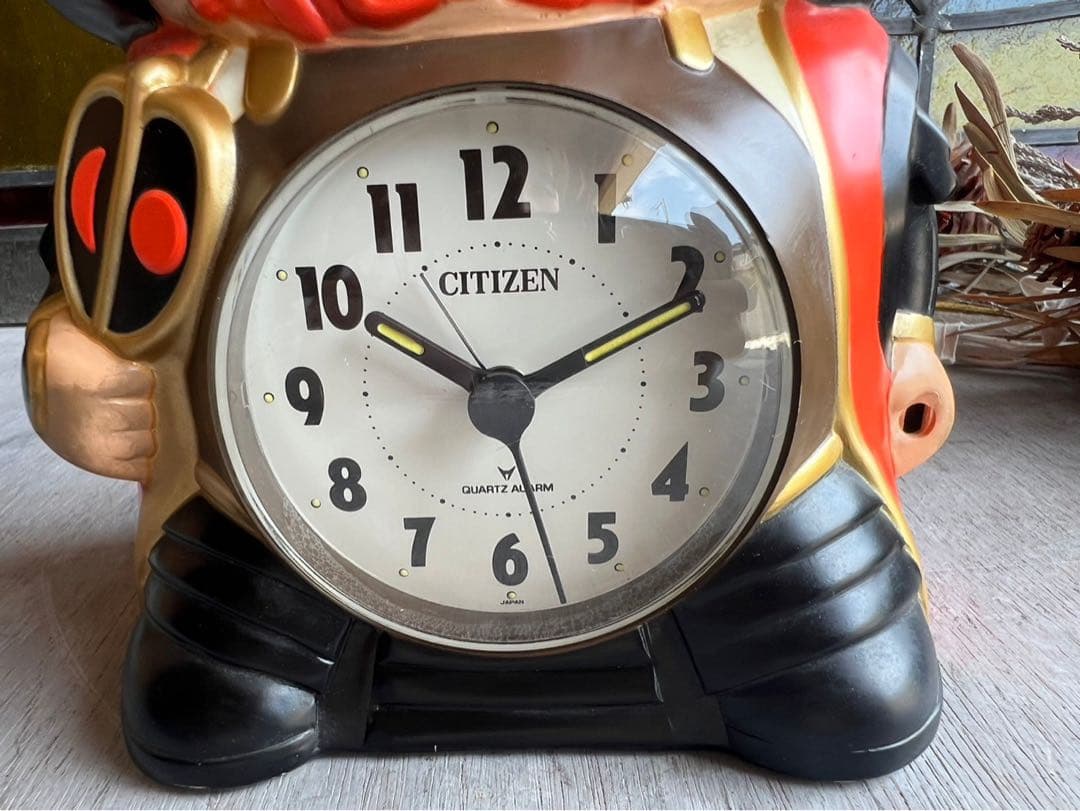 シチズン 信玄くん 目覚まし時計 おしゃべり 昭和レトロ 時計 - メルカリ