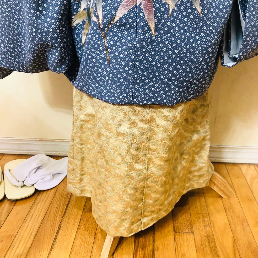 七五三 五歳‼️兜 龍 個性派 金彩金箔❤️完全フルセット‼️家から