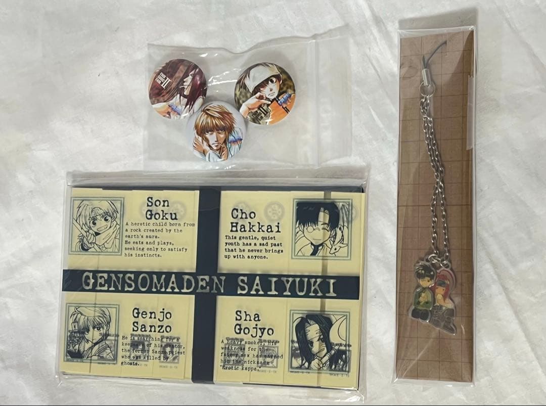 匿名配送/最遊記 缶バッジ3個セット 当時物 最遊記RELOAD BLAST 缶バッジセット／Relax-Time: キャラグッズ