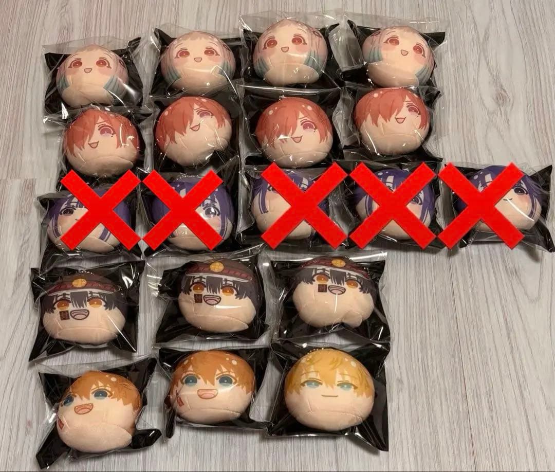 地縛少年花子くん おまんじゅう 八尋寧々 赤根葵 ミツバ つかさ 源光 TVアニメ「地縛少年花子くん2」 おまんじゅうにぎにぎマスコット 8個