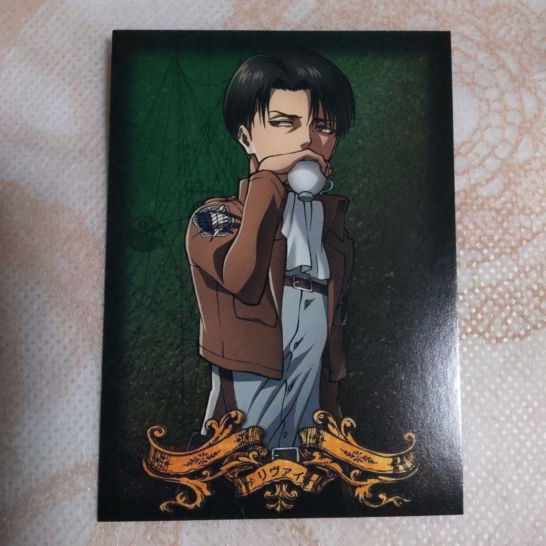 封入 進撃の巨人 リヴァイ カード 声くじ封入特典 ⚠️カードのみ