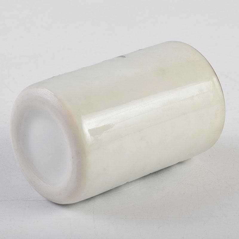 茶道具 渋草焼 渋草柳三作 色絵竹文 茶布筒 共箱 V 8990 - メルカリ