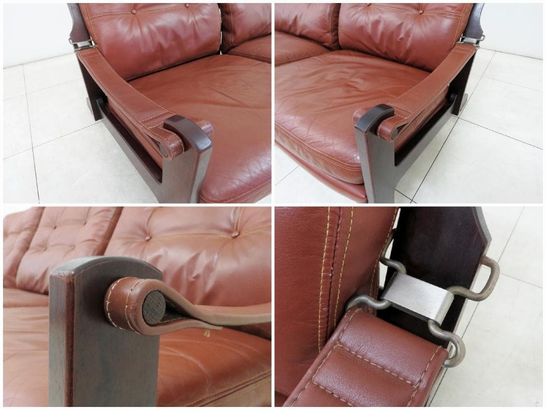 Hock ホック カンディハウス ヴィンテージ 3人掛けソファ セパレート