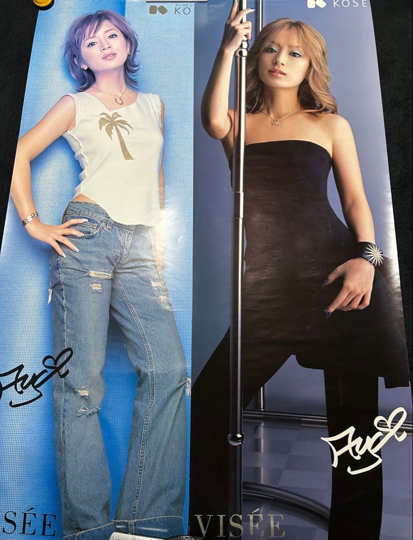 浜崎あゆみ KOSE VISEE 等身大 特大ポスター 2枚セット 非売品 - メルカリ