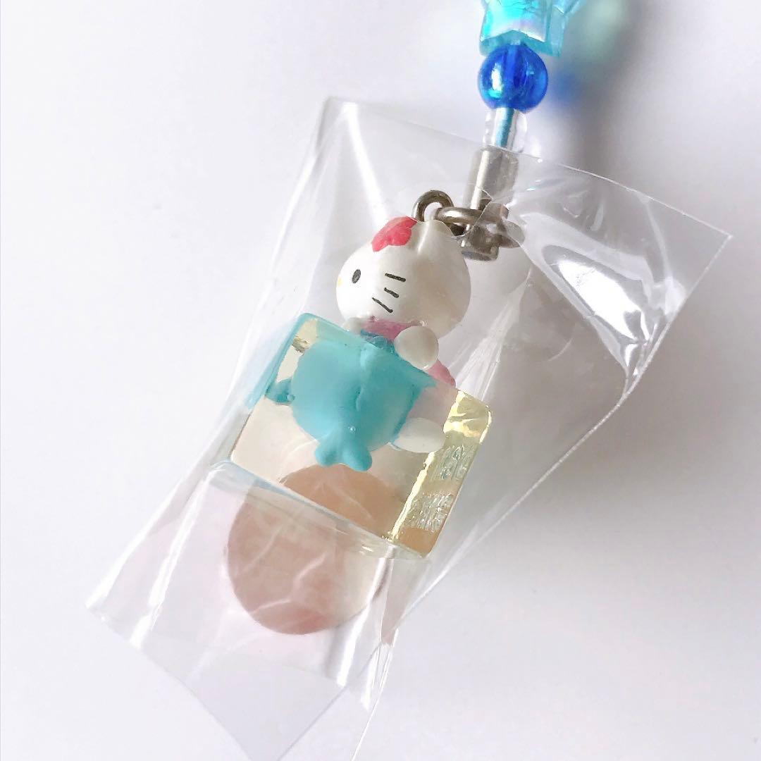 ご当地キティ☆水族館限定☆クリアキューブ☆根付け☆ストラップ