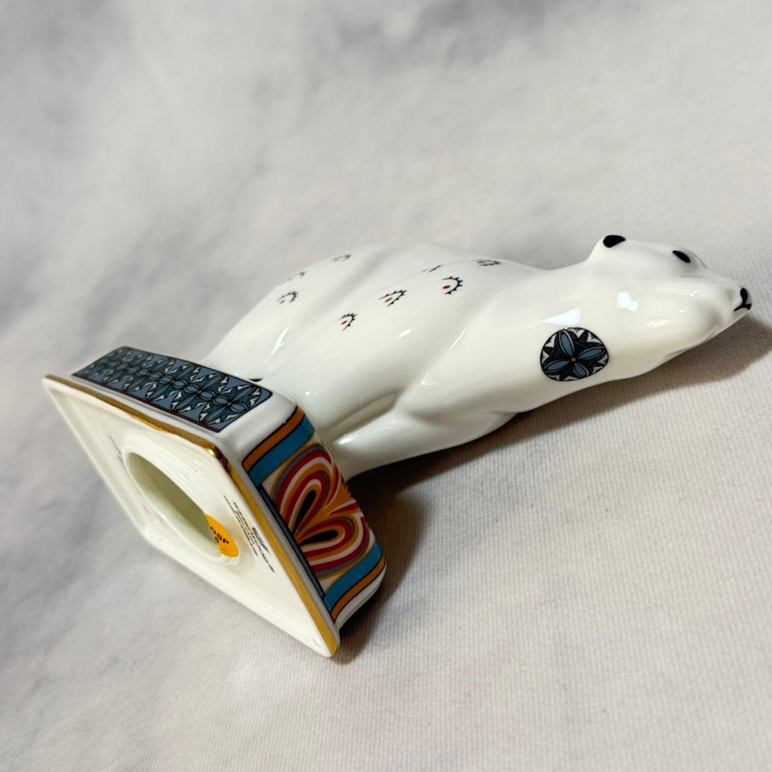 希少 美品☆ウェッジウッド ノアの方舟 ポーラーベア 1993年 フィギュ