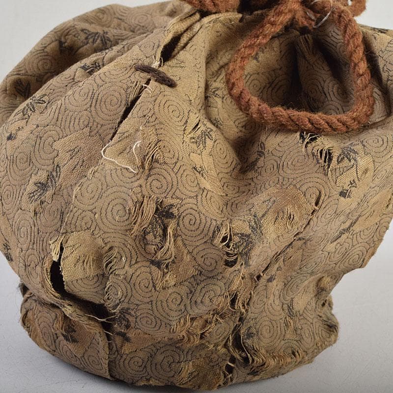 茶道具 佐々木松楽造 赤楽焼 大馬上盃 菓子器 仕覆付 共箱 M R9476