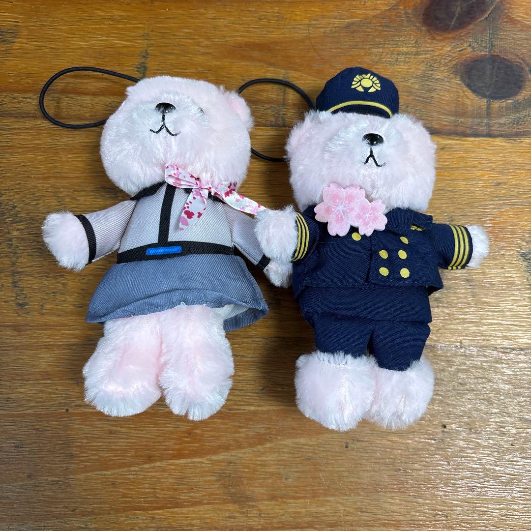 ANAオリジナル フライトベアマスコット さくらベア まとめ売り 機内