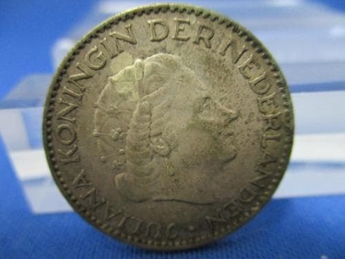 オランダ銀貨☆1グルテン（ギルダー）／1957年／ユリアナ女王／ - メルカリ