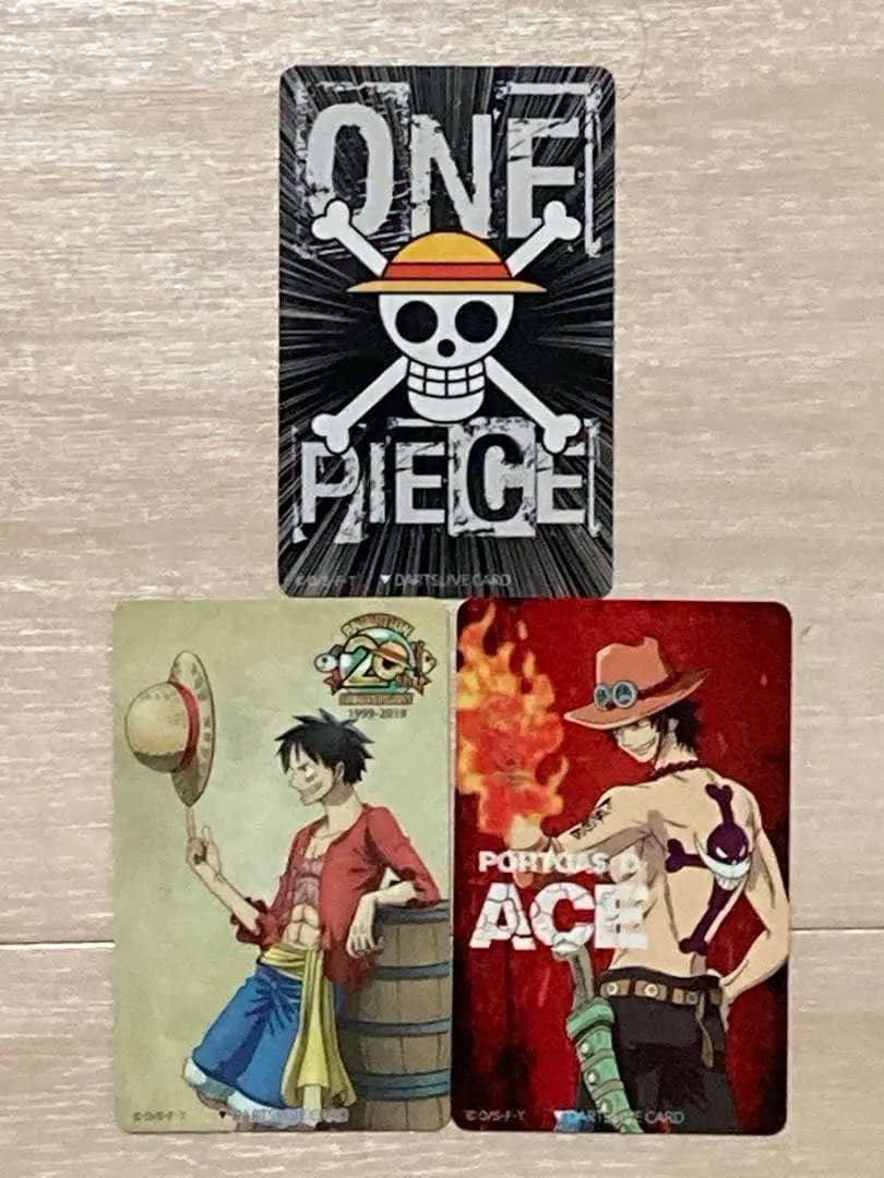 ダーツライブカード　ワンピース　3枚セット ダーツライブカード ワンピース 3枚セット ダーツライブカード