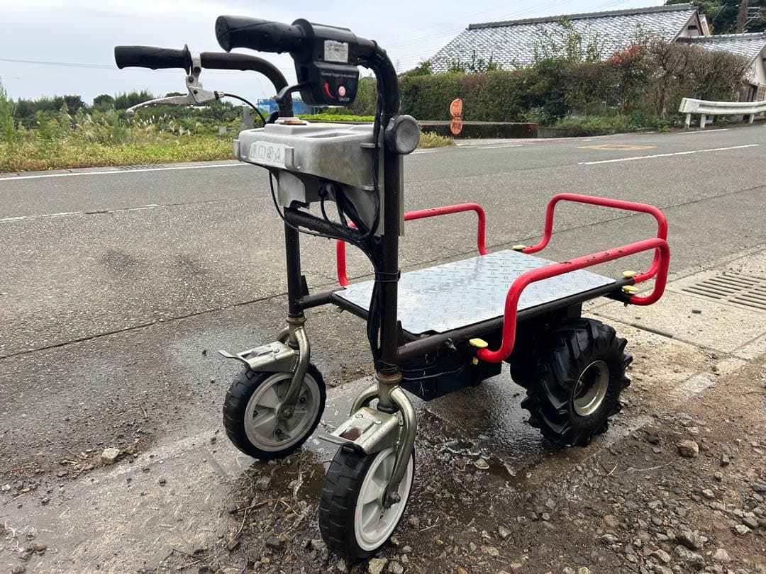 宮崎 電動運搬車 運搬車 エネトラ4ミニー 積載120Kg バッテリー 動画有