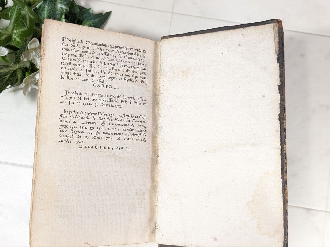 フランス アンティーク 洋書 パスカル パンセ 革装丁の通販