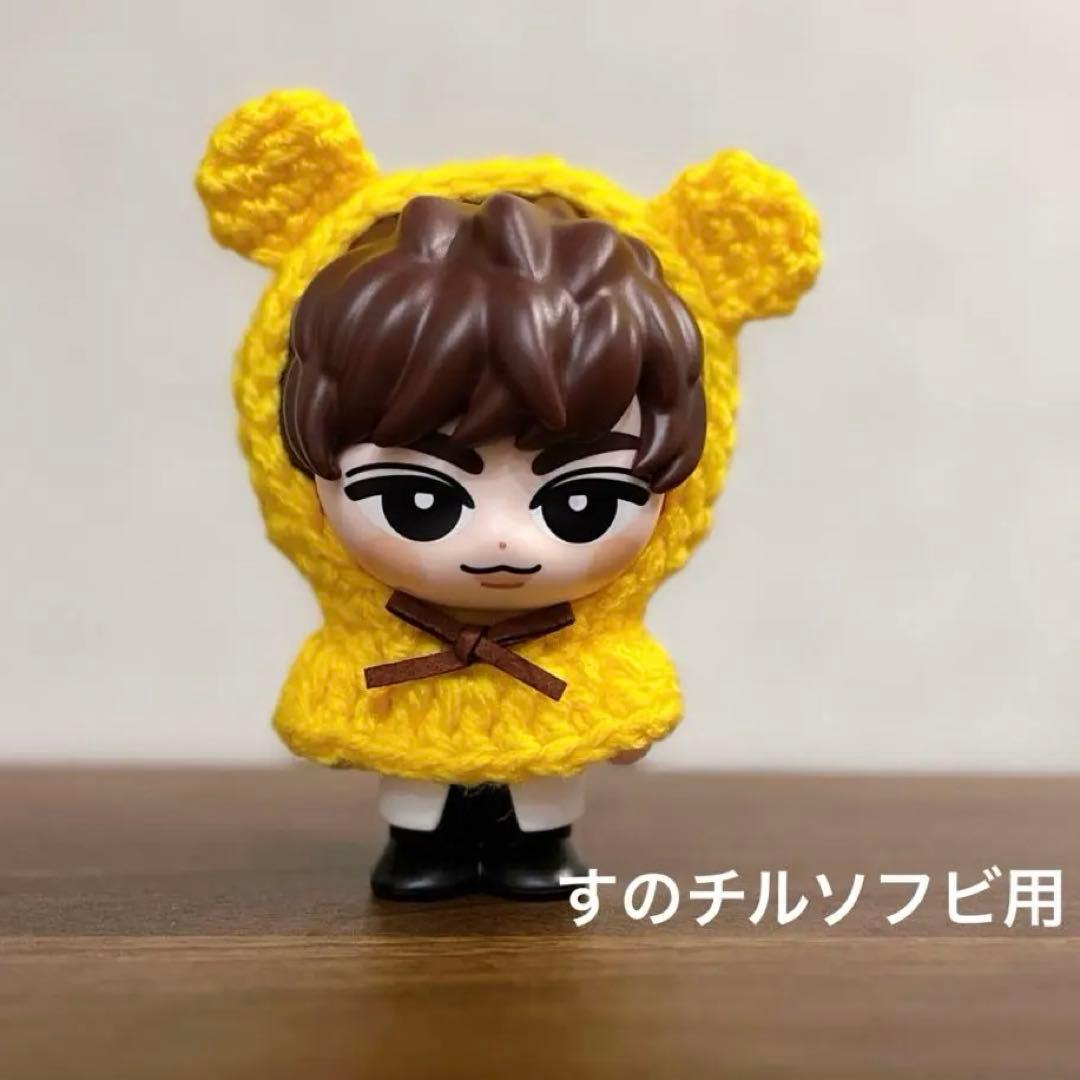 SnowMan すのチルソフビ用ポンチョ くま耳 - メルカリ