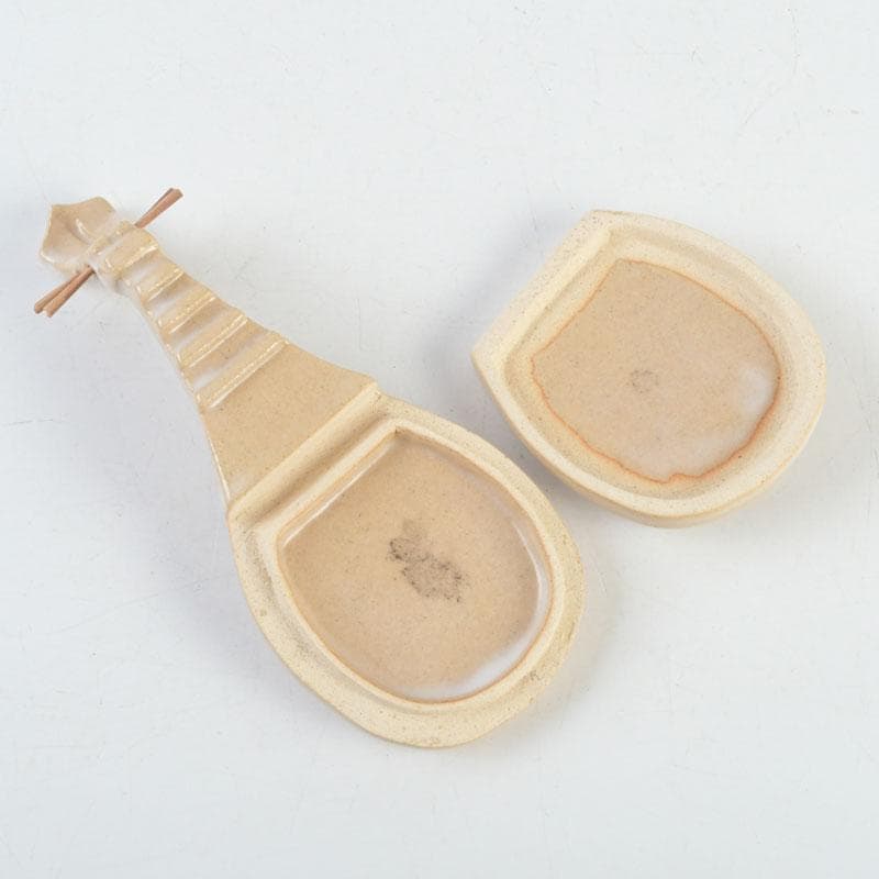 茶道具 萩焼 宗栄造 琵琶香合 共箱 V 9337 - メルカリ