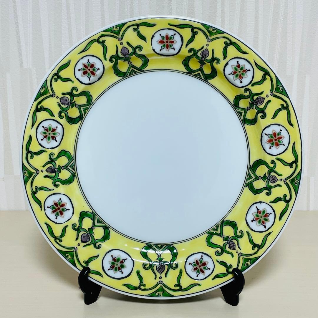 未使用 有田焼 源右衛門 是米木窯 赤絵 ミナイ手 絵変り 皿 6枚セット