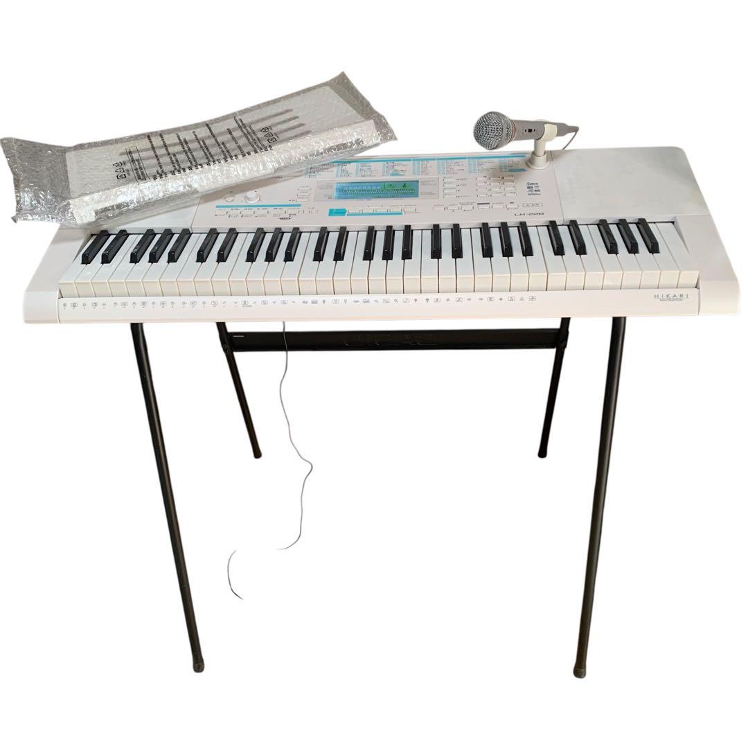 カシオ 電子キーボード・スタンドセット LK-228 ホワイト - メルカリ