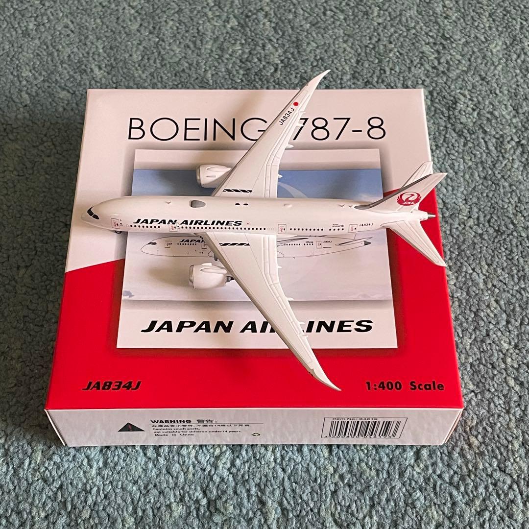 JAL 787-8 日本航空 JA834J ph 1:400 PHX04619 1:400 Phoenix Model Japan Airlines B787-8 Reg #JA834J