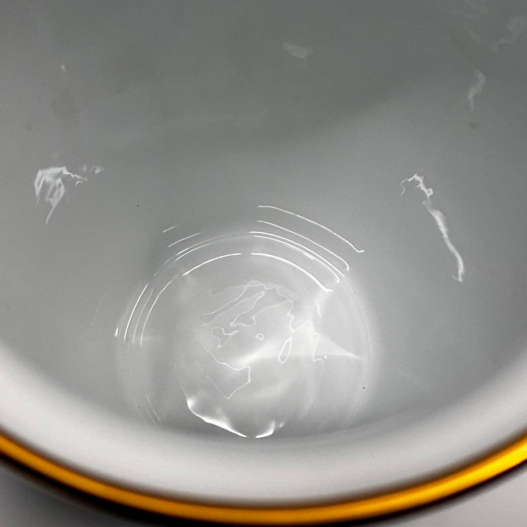 【希少】大倉陶園 草加紋様 金彩口 花瓶 高さ 28cm 口縁口径 11.5cm