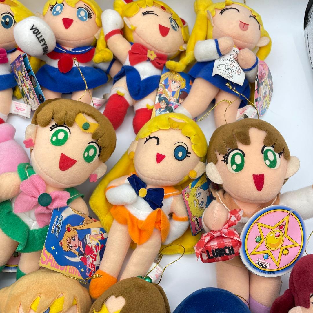 T48】タグ付き 当時物 美少女戦士 セーラームーン 人形 ぬいぐるみ