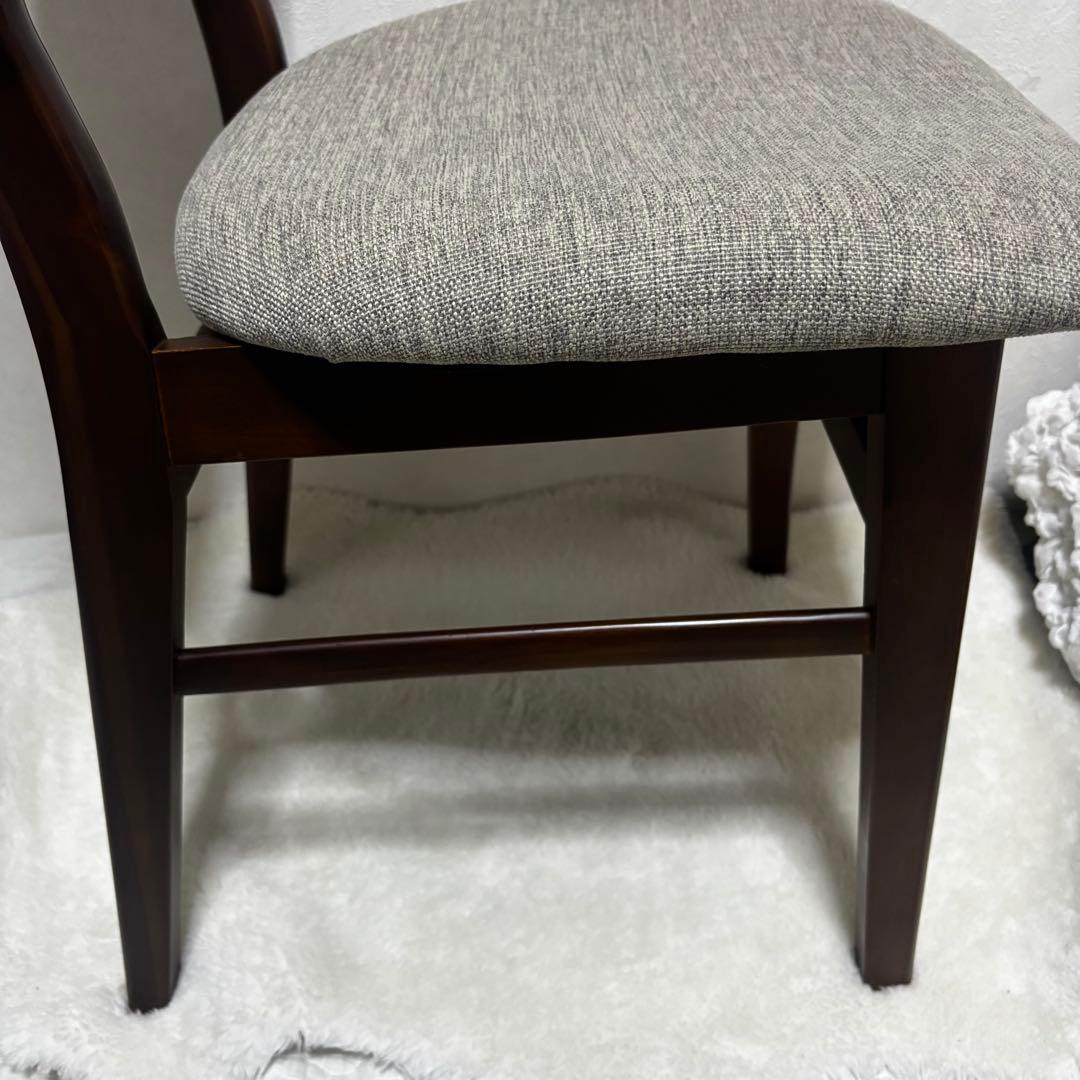 希少】大川家具 ダイニングチェア 天然木 ウレタン