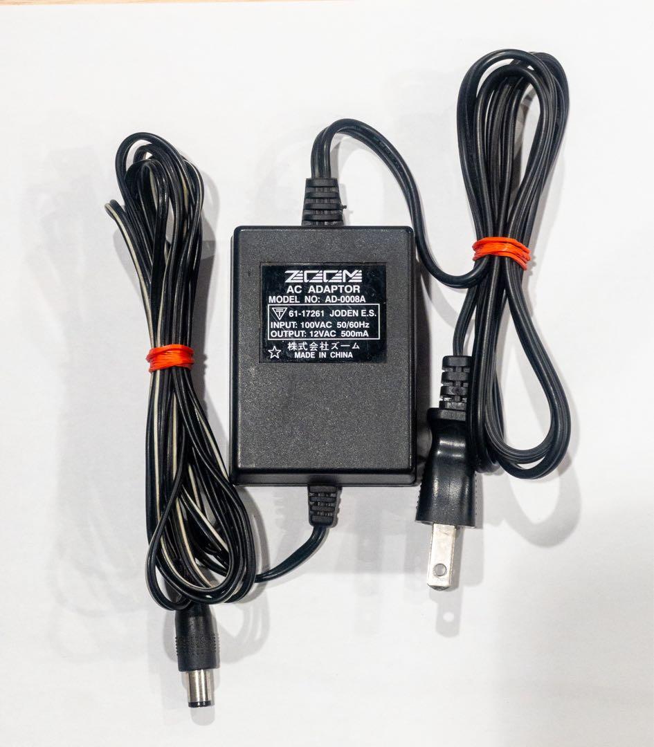ZOOM AD-0008A 12VAC 500mA ACアダプター - メルカリ