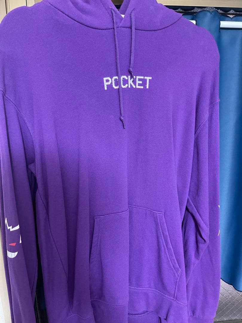 redeye pocket 紫 パーカー レッドアイ サイズXL - メルカリ