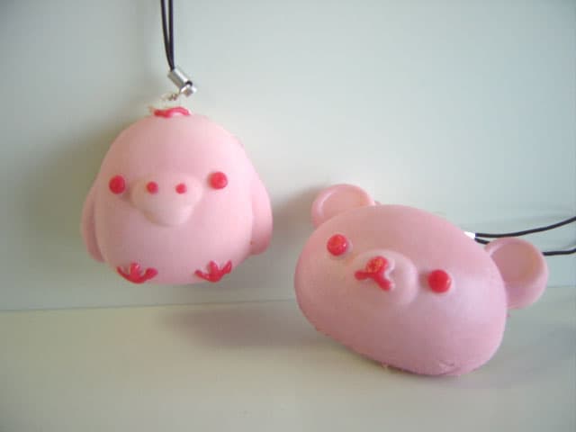 ♯Gzm17ET リラックマ ふわふわ スイーツ ストラップ 全6種 - メルカリ