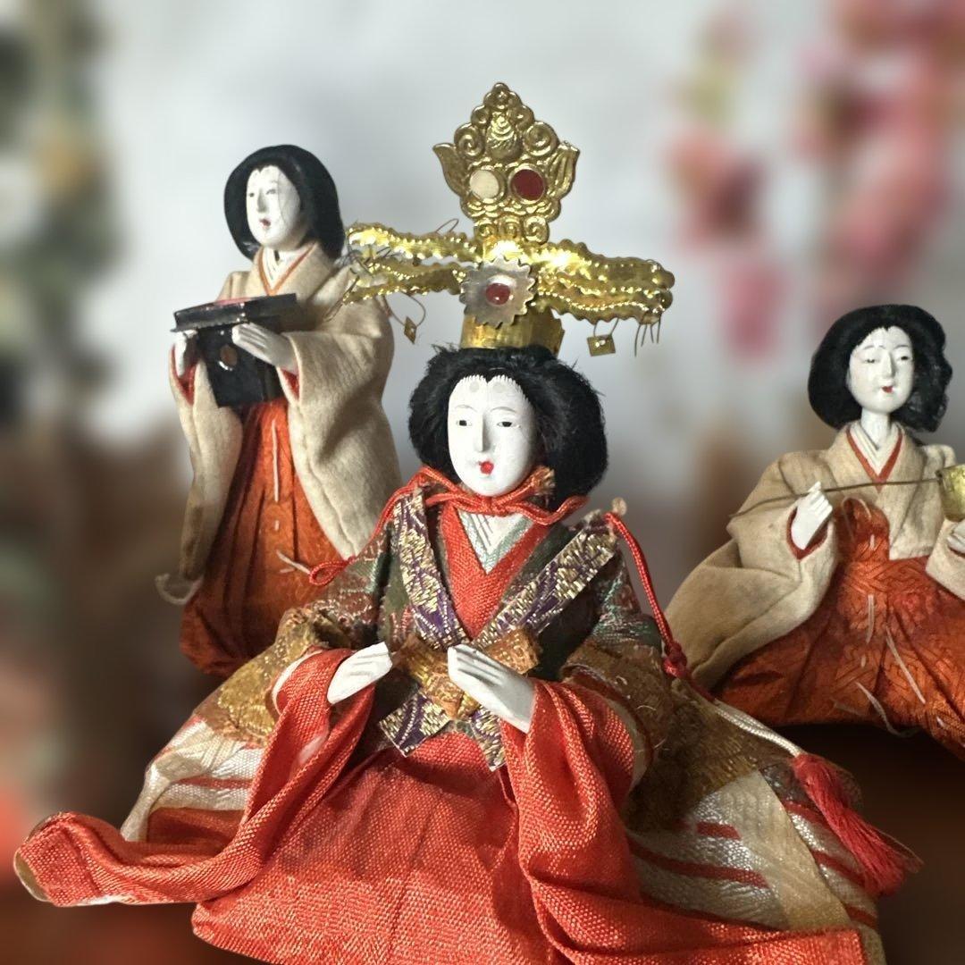 最終お値下げ❣️希少品 蔵出し アンティーク雛人形セット ひな祭り