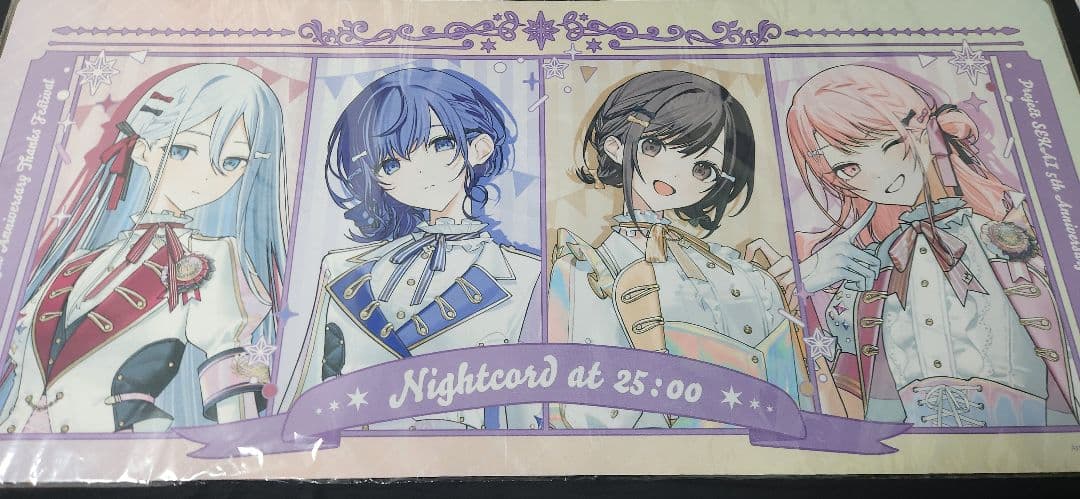 匿名配送 プロセカ 5th Anniversary 感謝祭 デスクマット ニーゴ