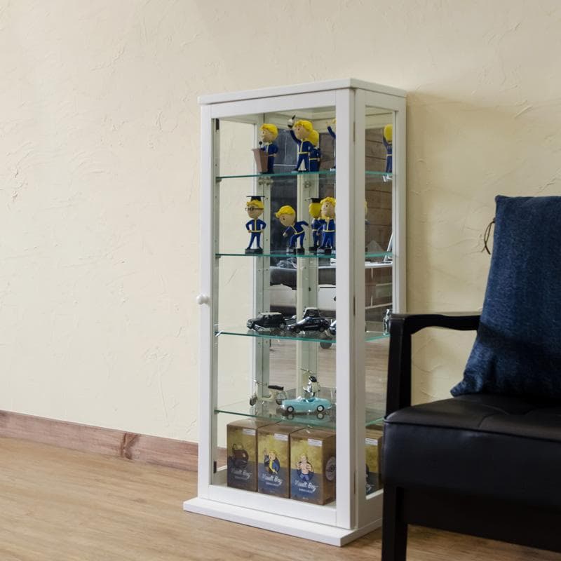 《新品・送料無料》コレクションケース　タテ型　ハイタイプ　DBR/WW