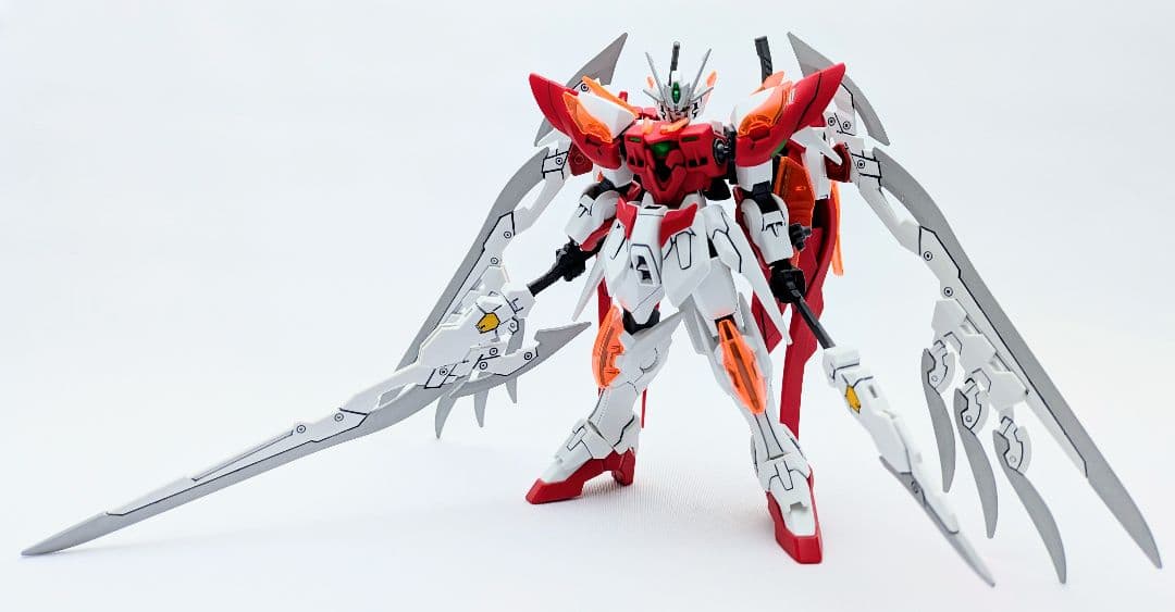 HGBF 1/144 ウイングガンダムゼロ炎 フェザーブレイド セット - メルカリ