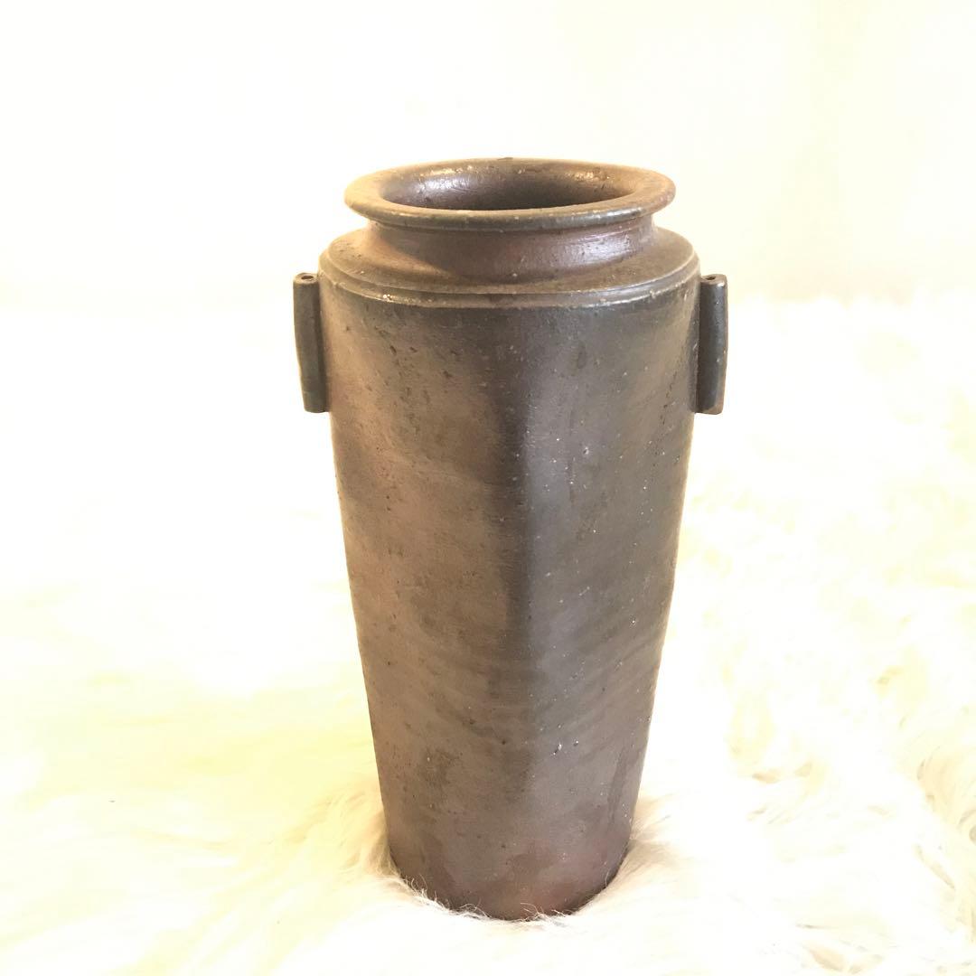 備前焼 関峰造 花瓶 壺 - メルカリ