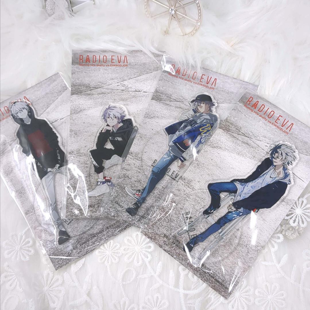 新品未開封✨ヱヴァンゲリヲン 渚カヲル RADIO EVA アクスタ 4個セット 渚カヲル Ver.RADIO EVA Part.3商品化決定！