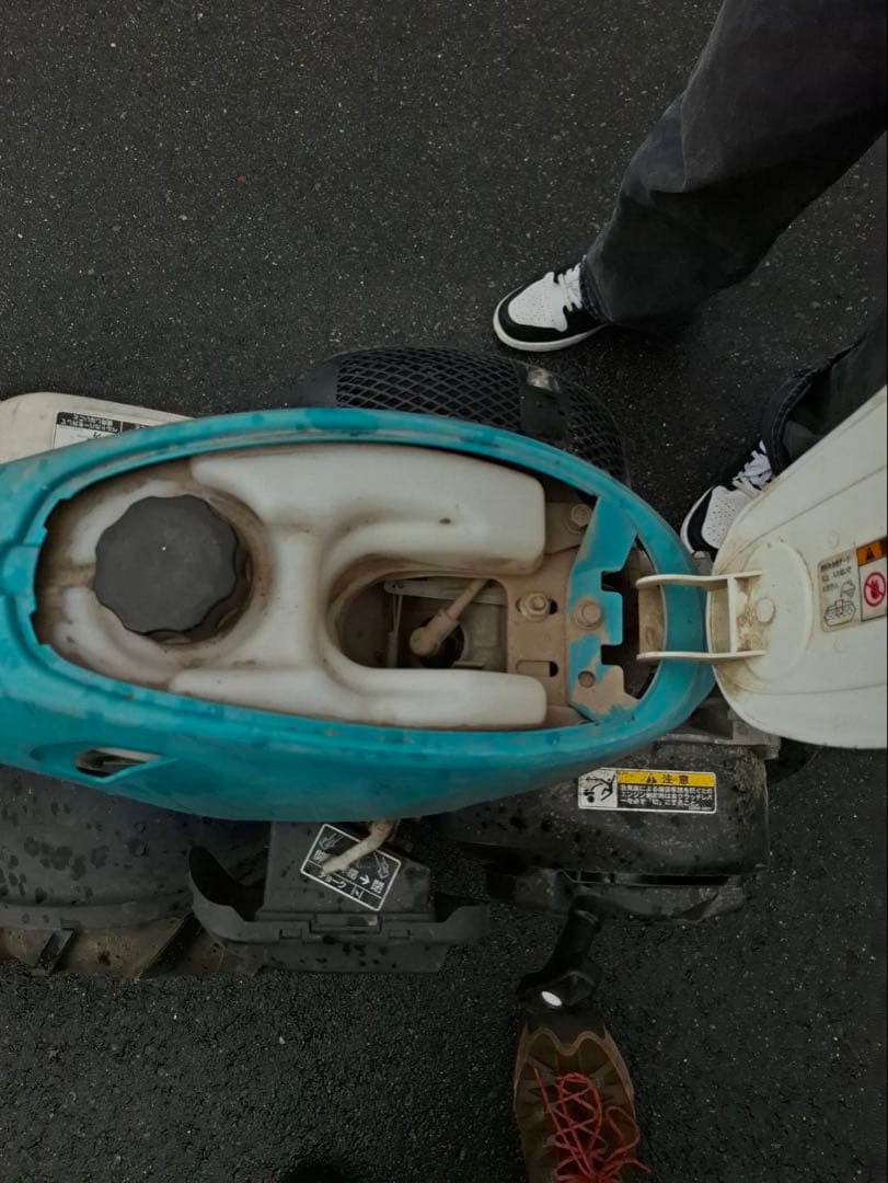 クボタ TR6000 陽菜 ミニ耕運機 ブルー溝浚器 付き - メルカリ