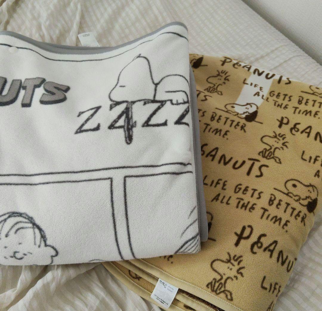 最終価格 ユニクロ 長場雄 ブランケット ひざ掛け ピーナッツ フリース