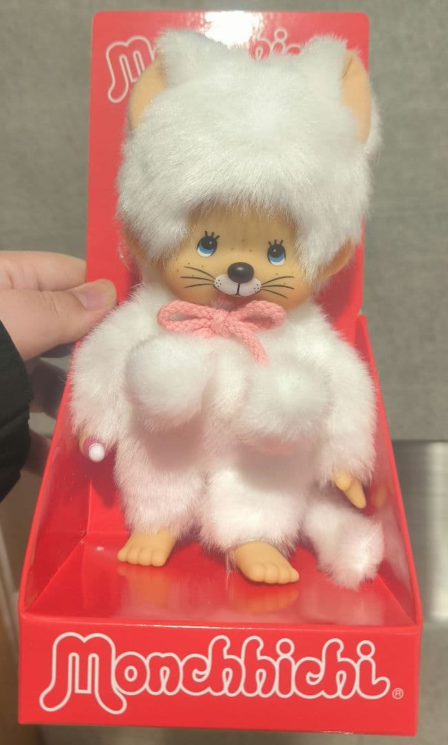 海外限定】モンチッチ 白い猫 ホワイトキャット - メルカリ